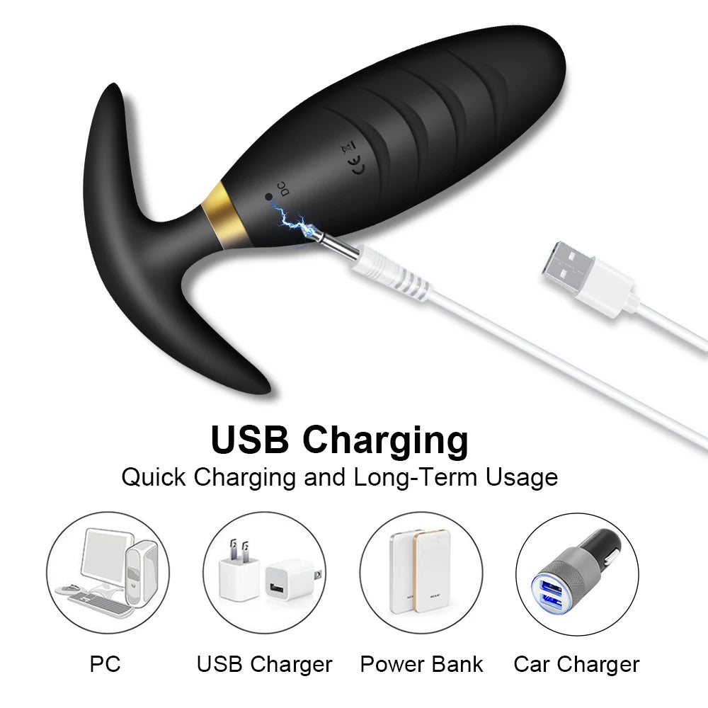 DeepPulse Wireless Prostate Vibrator – Erotic Plug for Men