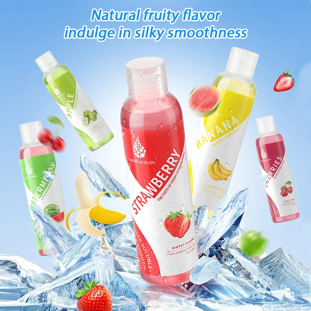 Lubricante comestible BerryGlide 200 ml para todo tipo de juegos