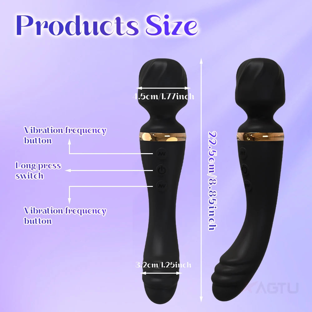 DuoPulse AV Wand – Clit & G-Spot Vibrator