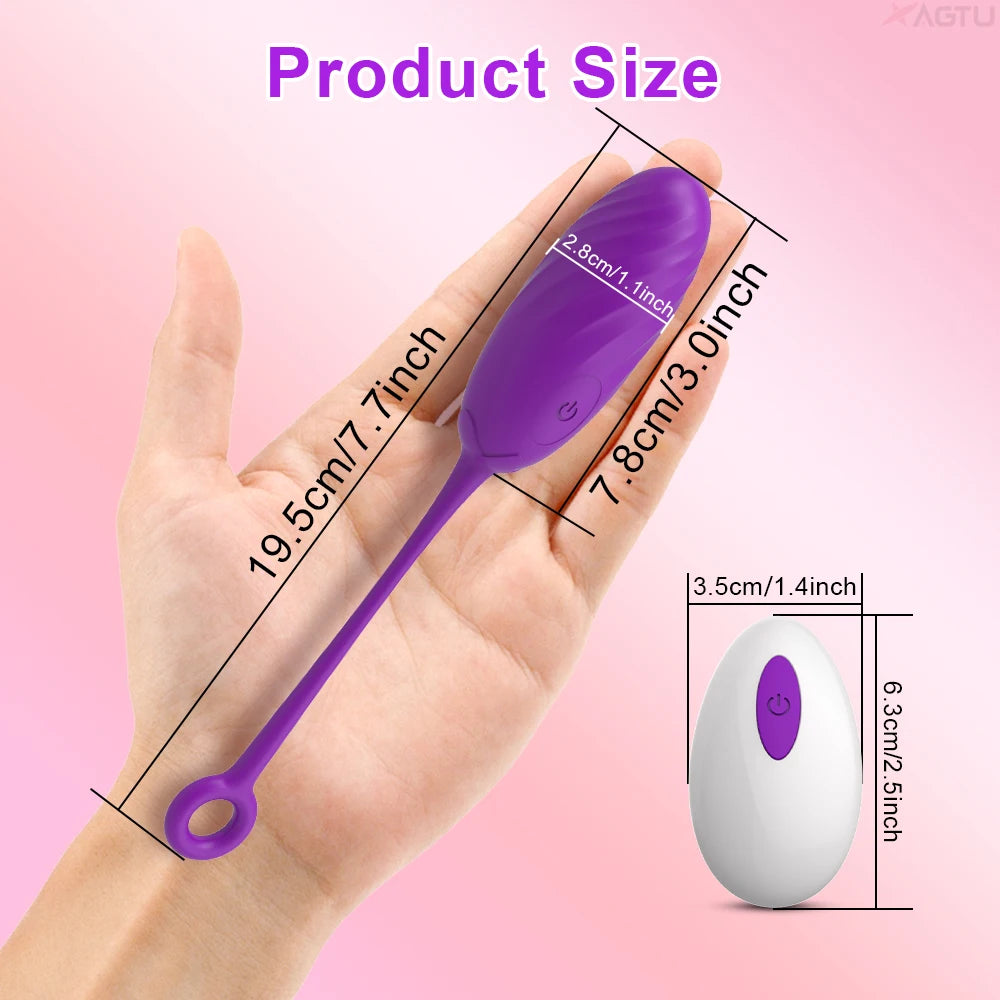 SecretLuxe Remote Vibrating Egg – Intimate Massager