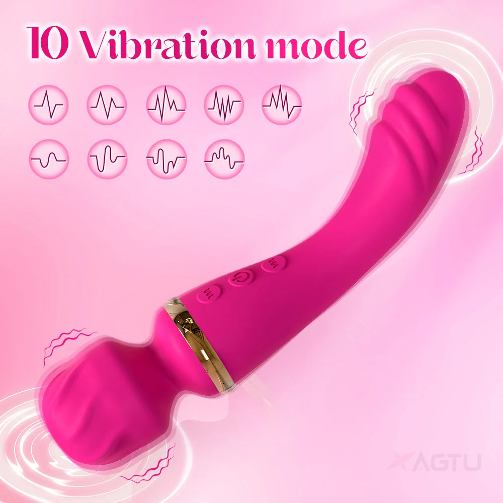 DualPulse AV Wand Vibrator – G-Spot & Clit Massager