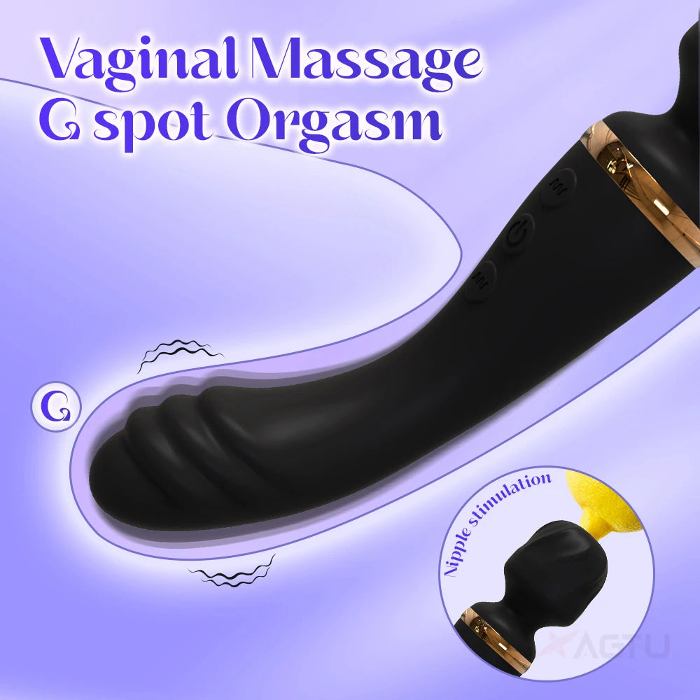 DuoPulse AV Wand – Clit & G-Spot Vibrator