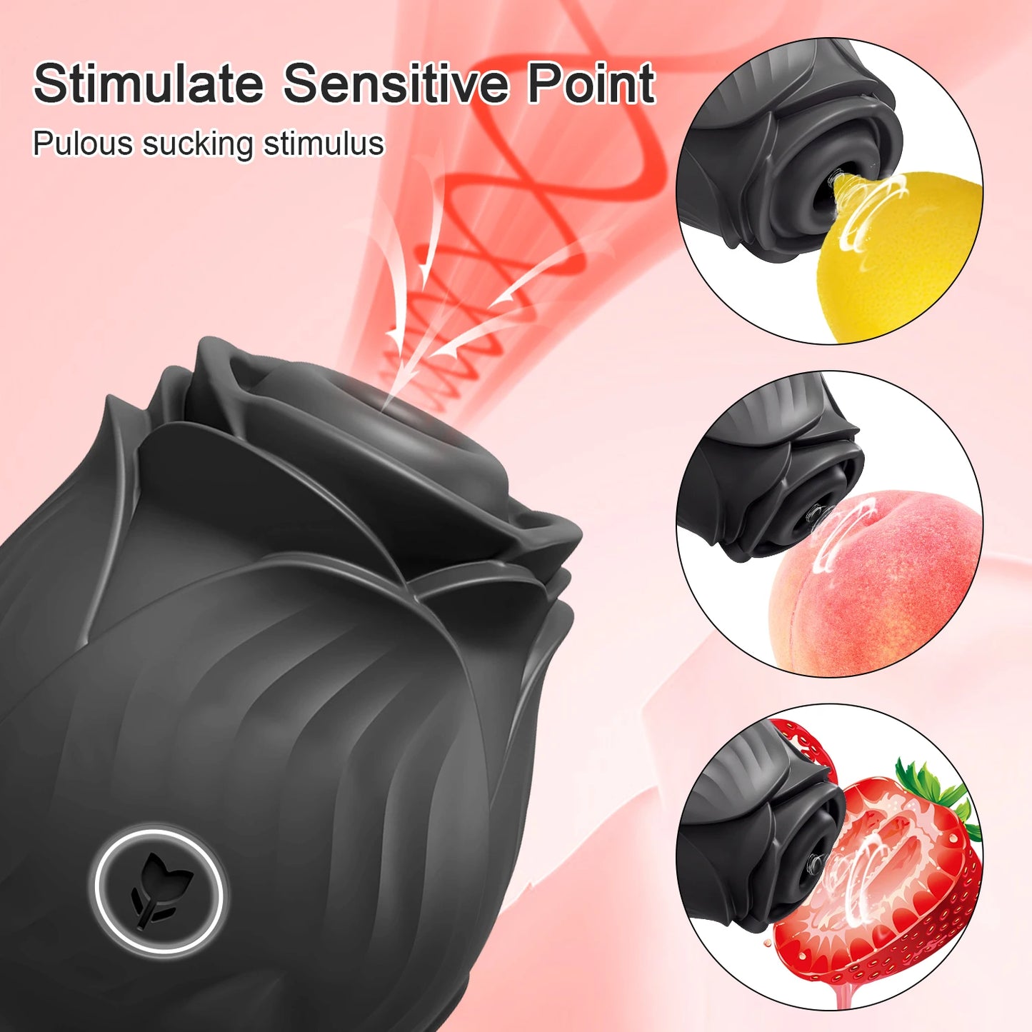 PetalPulse Rose Clitoral Sucker & Nipple Stimulator