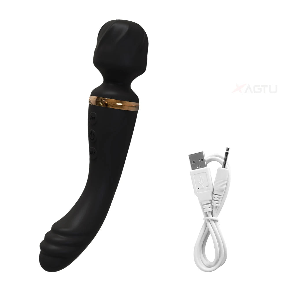 DualPulse AV Wand Vibrator – G-Spot & Clit Massager