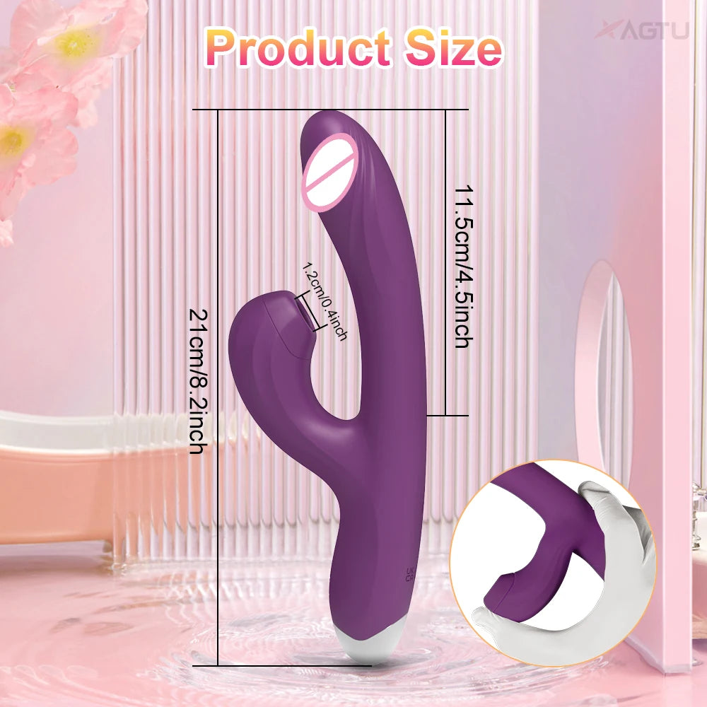 PulsePetal Dual Stimulator – Clit & G-Spot Suction Toy