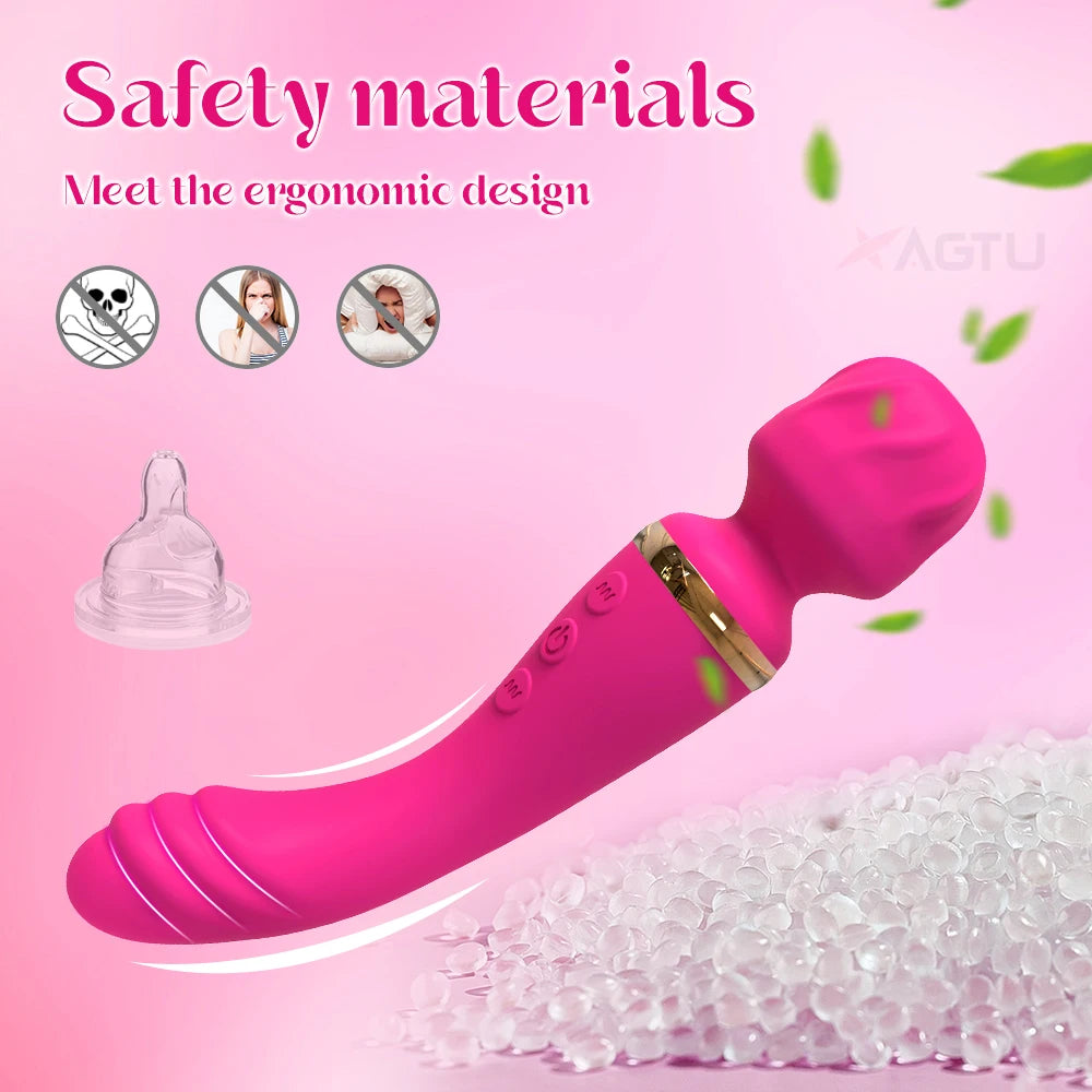 DualPulse AV Wand Vibrator – G-Spot & Clit Massager
