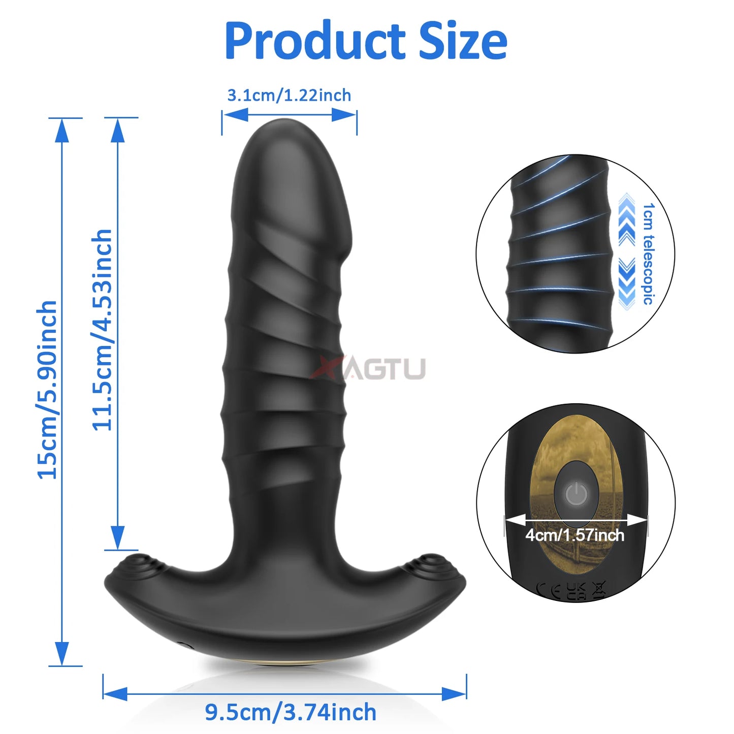 ThrustPro Wireless Anal Vibrator