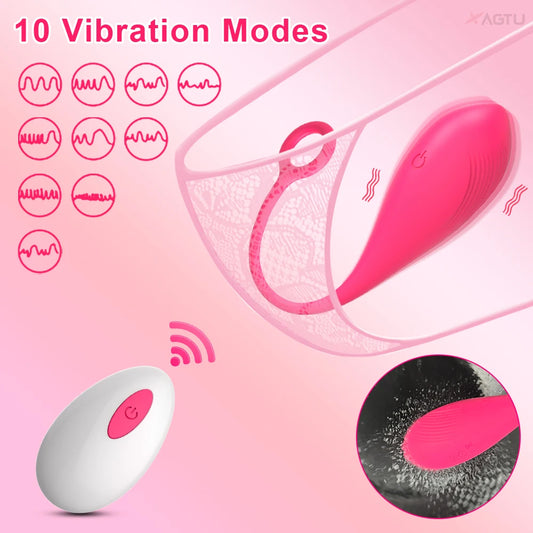 WhisperEgg Wireless Vibrator – Clit & G-Spot Pleasure