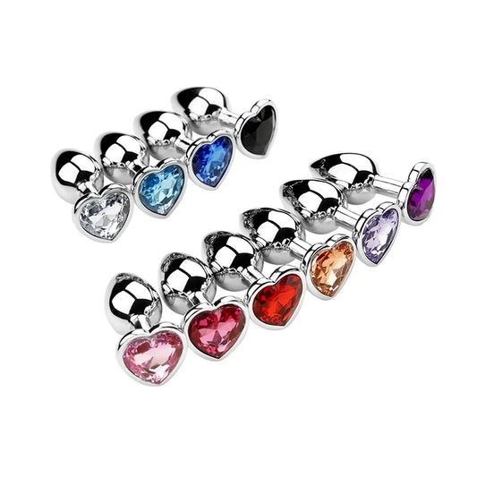 CrystalSteel Anal Plug – Diamond Stopper for Beginners