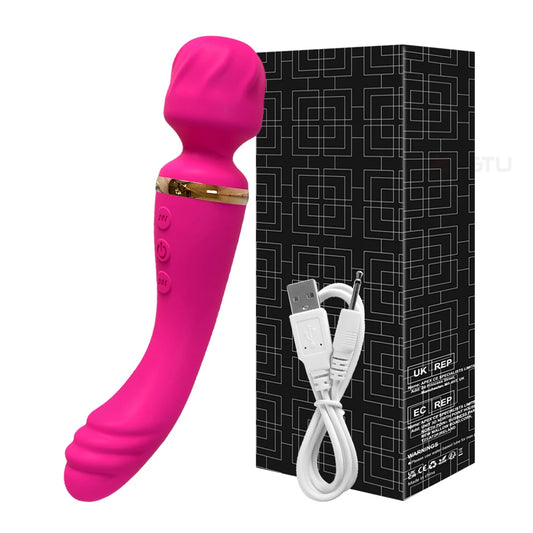 DualPulse AV Wand Vibrator – G-Spot & Clit Massager