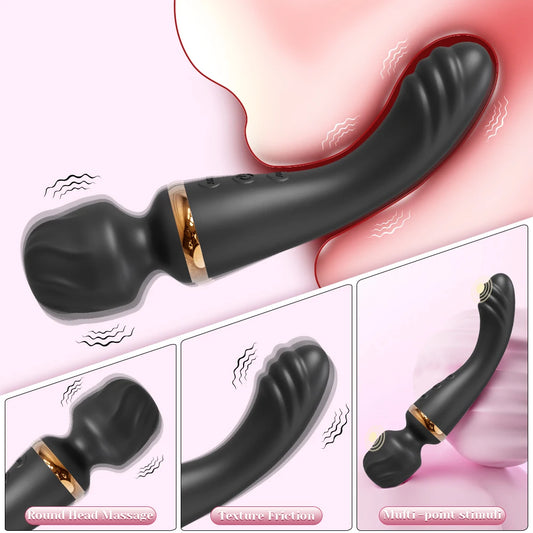 DuoPulse AV Wand – Clit & G-Spot Vibrator